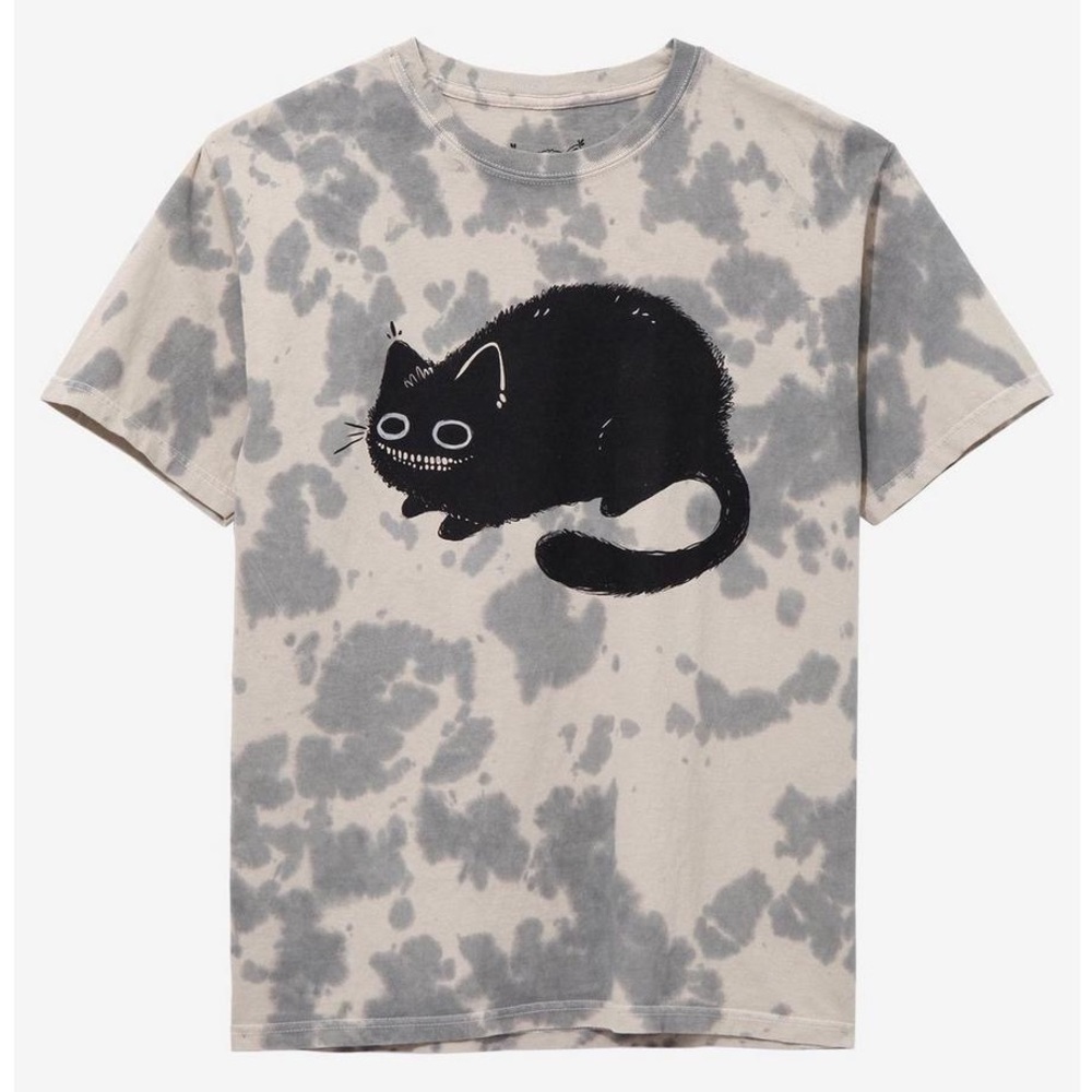 Toothy Grin Cat Creature Wash T-Shirt By Guild Of Calamity